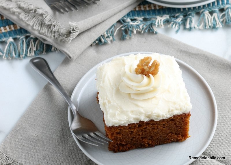 Best Ever Pumpkin Cake Recipe (with Cream Cheese Frosting)