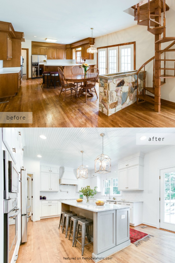 19 Before and After Kitchen Remodel Ideas | Remodelaholic