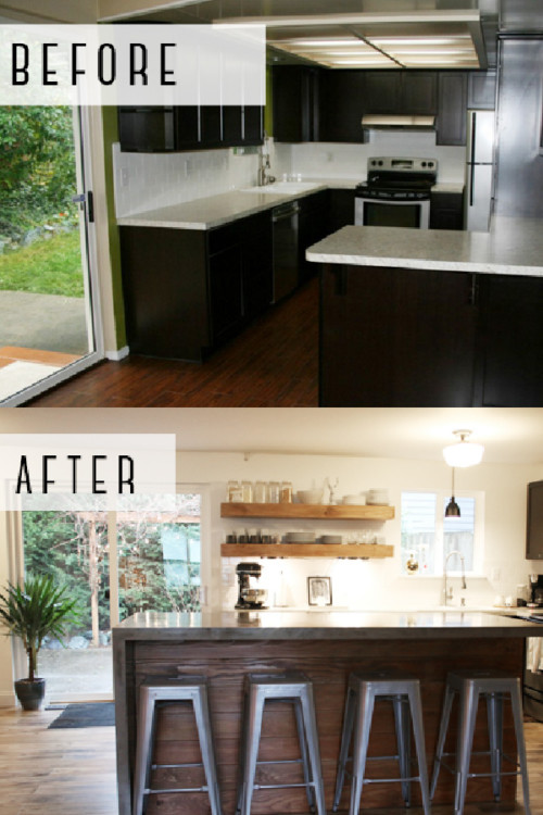 19 Before and After Kitchen Remodel Ideas | Remodelaholic