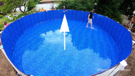 How to Install an Above Ground Pool (with Video) | Remodelaholic