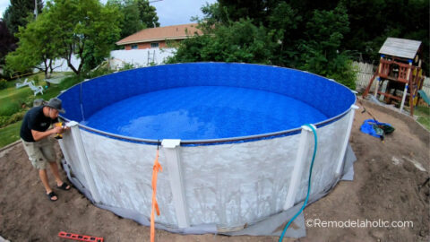 How to Install an Above Ground Pool (with Video) | Remodelaholic
