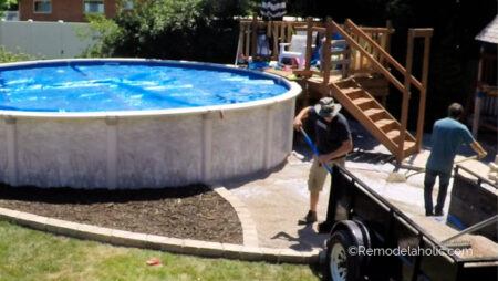 How to Install an Above Ground Pool (with Video) | Remodelaholic