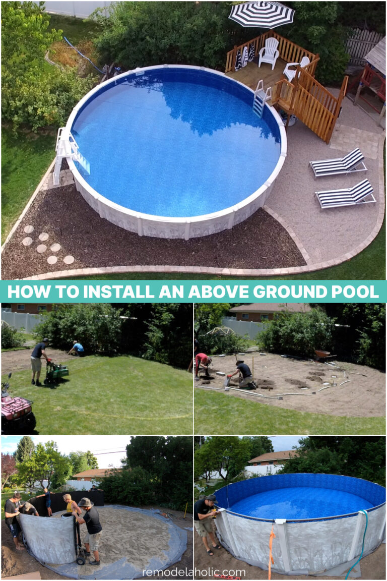 How to Install an Above Ground Pool (with Video) | Remodelaholic