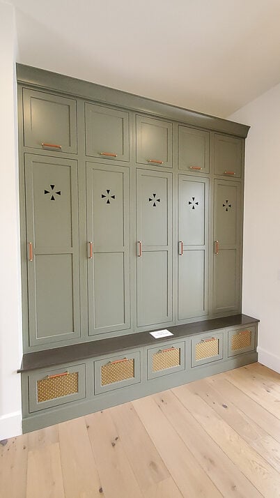 How to Decorate a Hallway: Mudroom Lockers