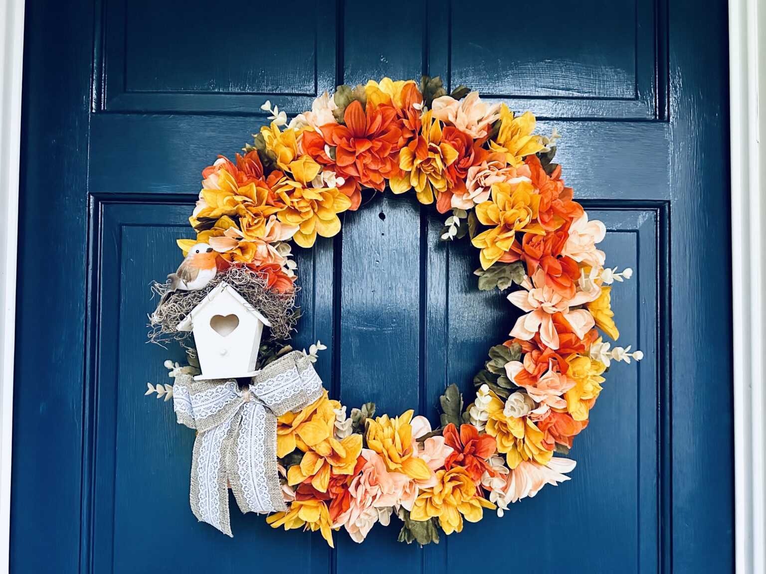 Dollar Tree Fall Wreath DIY Creating a Charming Dollar Tree Mum