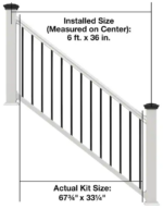How To Install DIY Deck Railing for Stairs: A Step By Step Guide ...