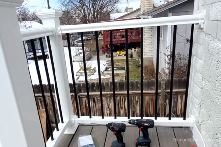 How To Install DIY Deck Railing for Stairs: A Step By Step Guide ...