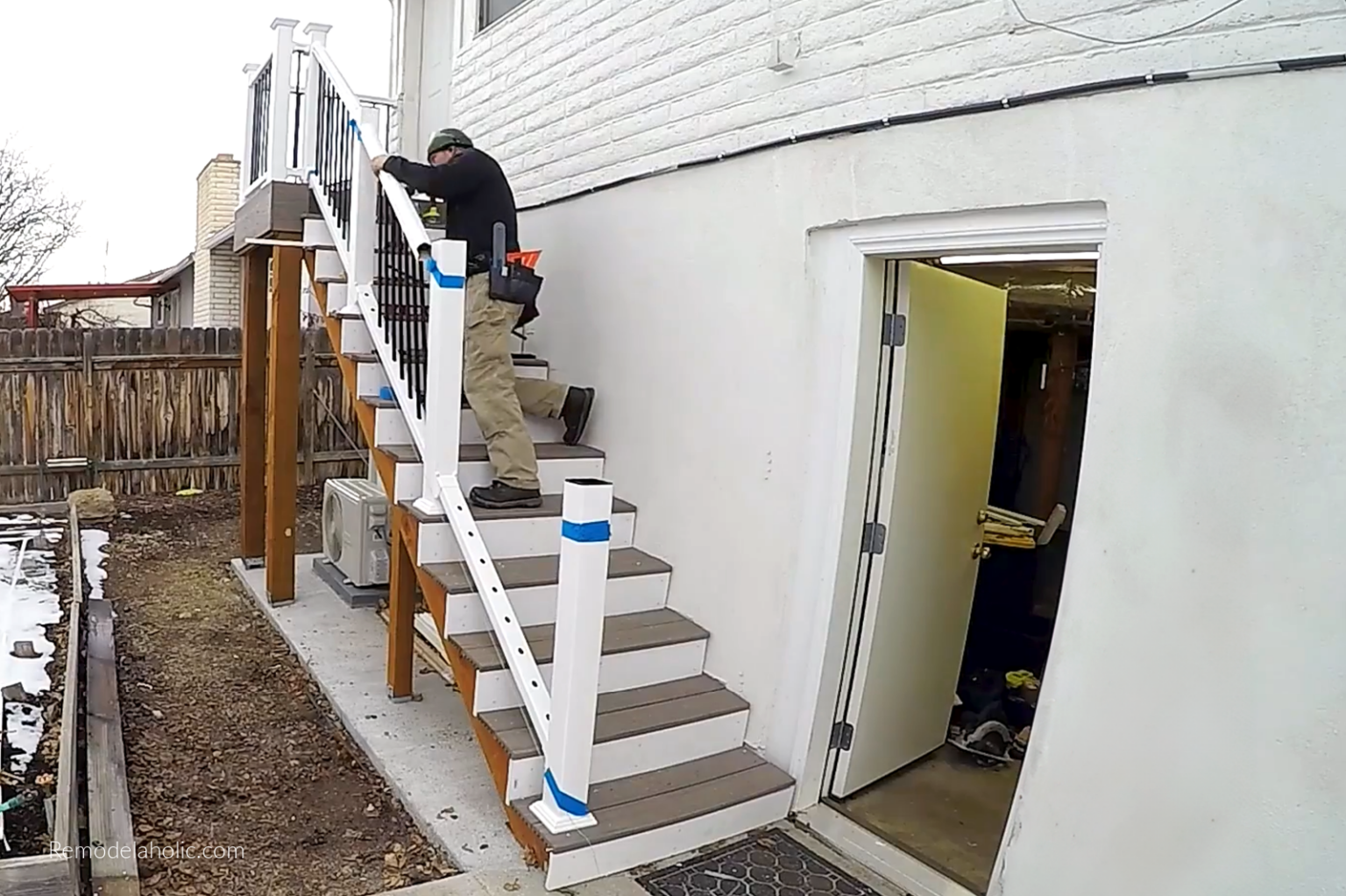 How To Install DIY Deck Railing for Stairs A Step By Step Guide Remodelaholic