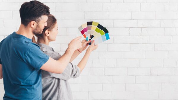 Brick Painting Couple