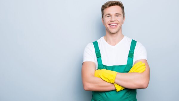 Happy Janitor