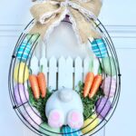 Dollar Tree Easter Egg Wreath DIY Bunny Butt Tutorial, Remodelaholic (22)