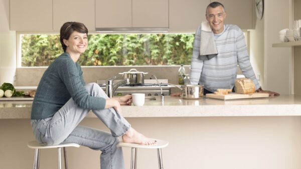 Couple In The Kitchen