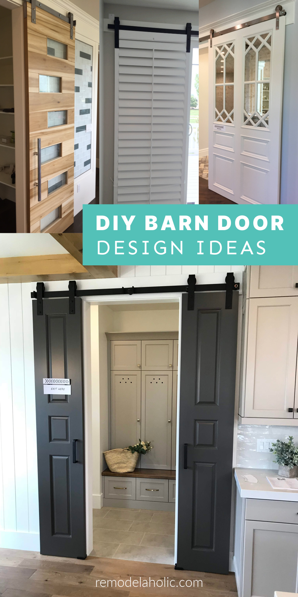 16 Free DIY Barn Door Design Ideas for Your Home | Remodelaholic