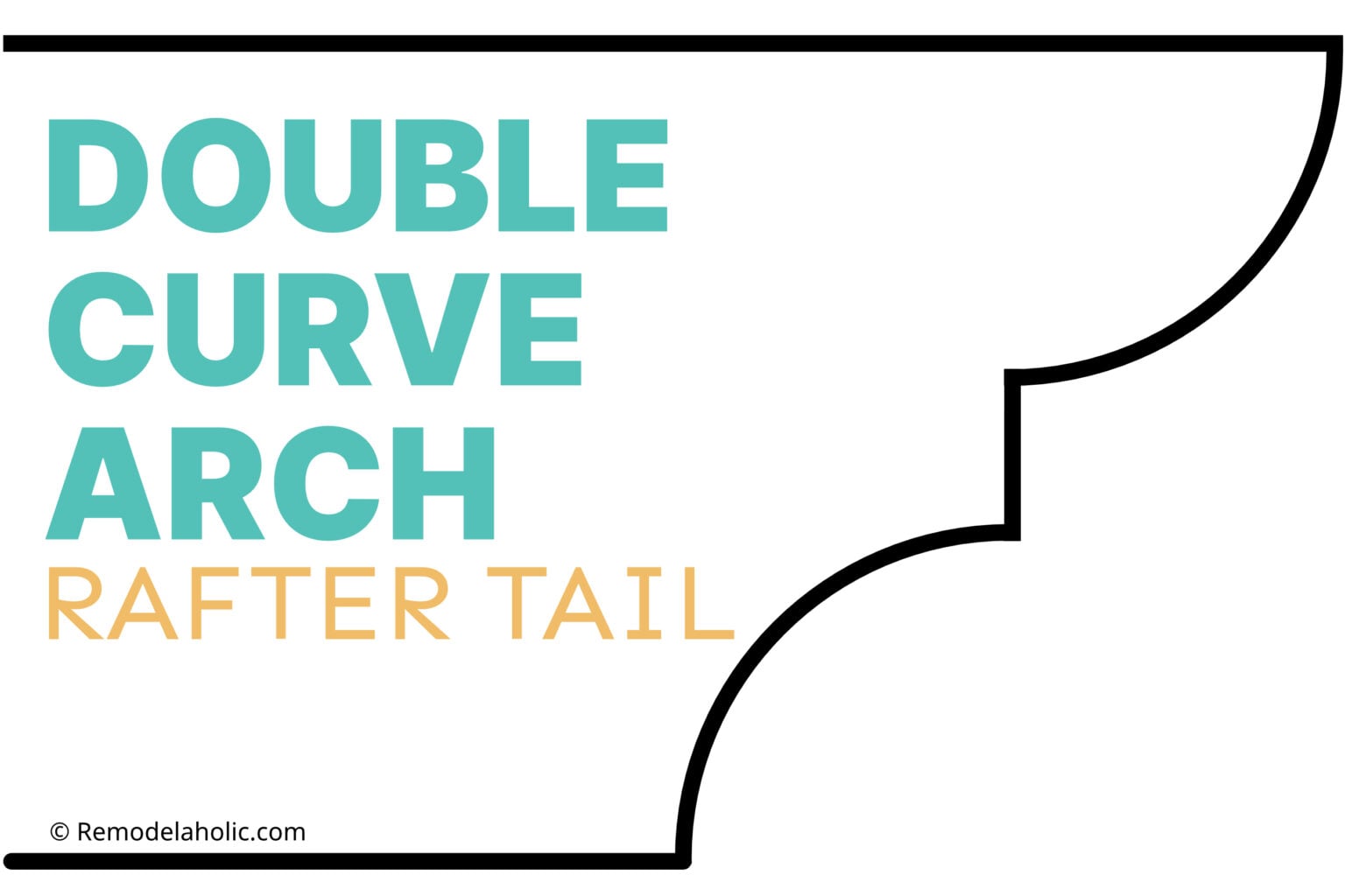 DIY Arbor Swing: How to Cut Pergola Rafter Tail Designs (with Printable ...