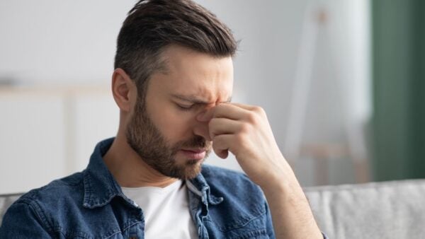 Stressed Man Regret
