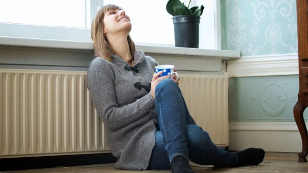 Woman Smelling Home