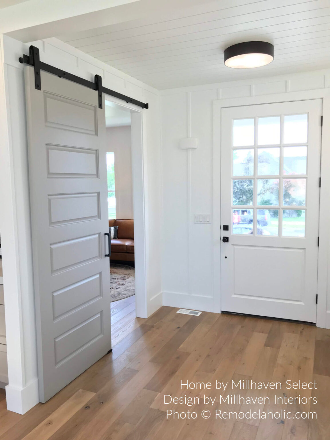 16 Free DIY Barn Door Design Ideas for Your Home | Remodelaholic